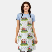 Golfkerst Moge de baan bij u zijn Santa Schort (Gedragen)