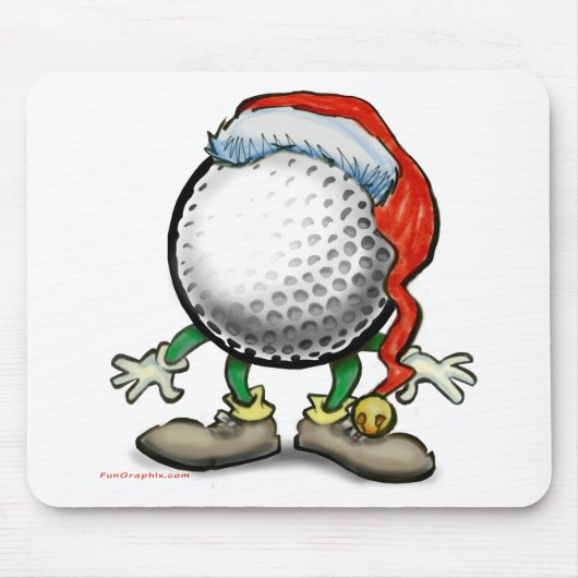 Golfkerst Muismat (Voorkant)
