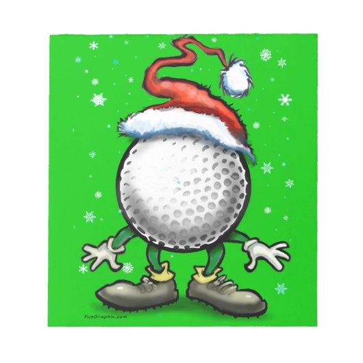 Golfkerst Notitieblok (Voorkant)