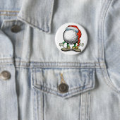 Golfkerst Ronde Button 5,7 Cm (In situ)