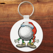 Golfkerst Sleutelhanger (Voorkant)