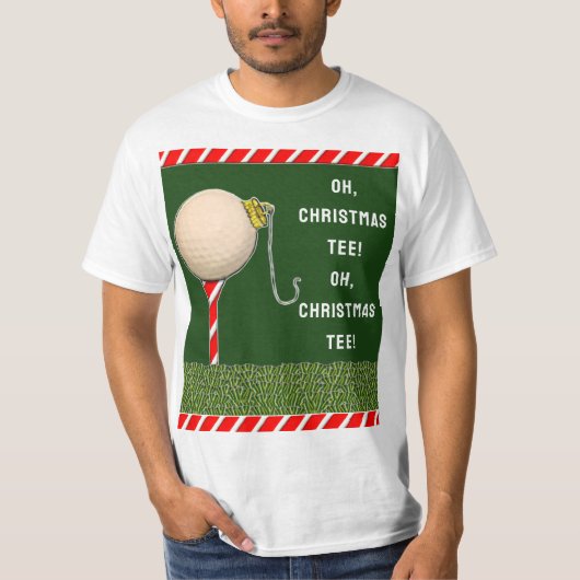 Golfkerst T-shirt (Voorkant)