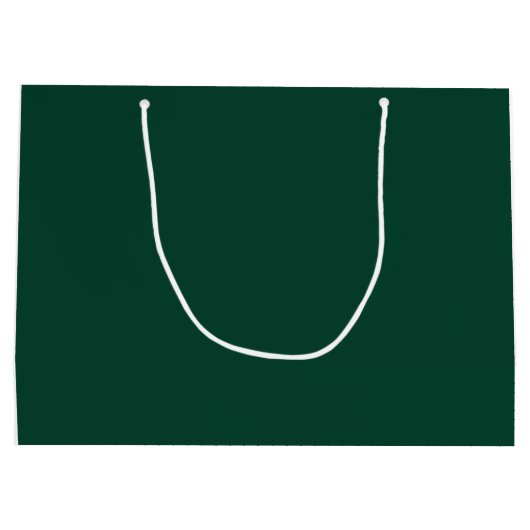 Golfkerst thema met de Kerstman op de baan Groot Cadeauzakje (Achterkant)