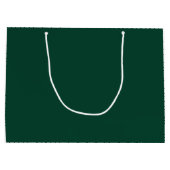 Golfkerst thema met de Kerstman op de baan Groot Cadeauzakje (Achterkant)