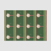 Golfkerst Tissuepapier (Voorkant)