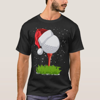 Golfkerstkerstkerstkerstkerstcadeau met Golfbal T-shirt