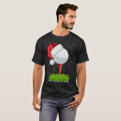 Golfkerstkerstkerstkerstkerstcadeau met Golfbal T-shirt (Voorkant volledig)