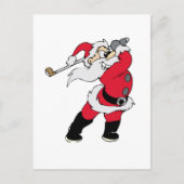 Golfkerstkerstmis Feestdagenkaart (Voorkant)