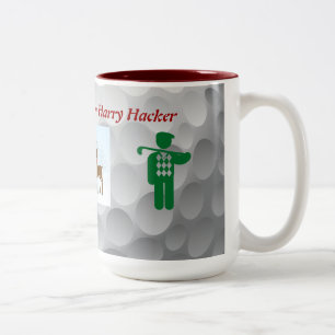 Golfkerstmok Tweekleurige Koffiemok