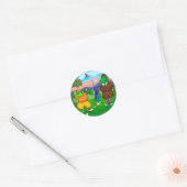 Golfkikkers - Toernament Ronde Sticker (Envelop)