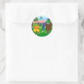 Golfkikkers - Toernooi Ronde Sticker (Tas)