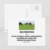 Golfkinetica Briefkaart (Voorkant / Achterkant)