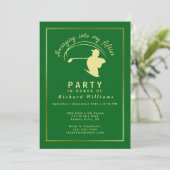 Golfklassieker Green Golden Player Mannen 50e verj Kaart (Staand voorkant)