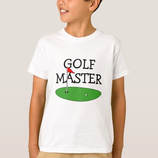 golfkleding van het kind. Cute sport shirt voor ki (Voorkant)