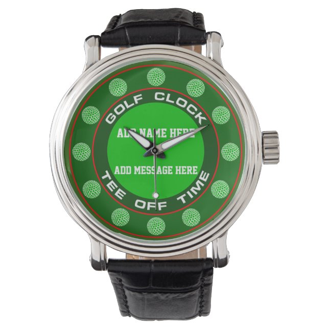 Golfklok horloge (Voorkant)