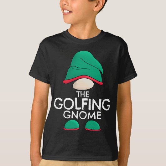 Golfkoepel komt overeen met kerstfeestdagen t-shirt (Voorkant)