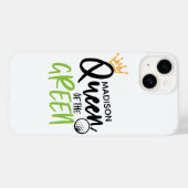 Golfkoningin van de Groene Funny Modern gepersonal Case-Mate iPhone Case (Achterkant (horizontaal))