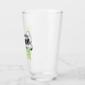 Golfkoningin van de Groene Funny Modern gepersonal Glas (Links)