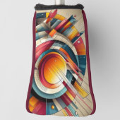Golfkop Hoesje - Geometrisch ontwerp Golfheadcover (Draai 90)