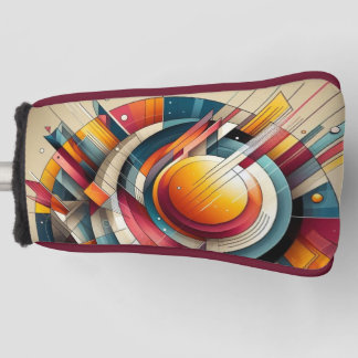 Golfkop Hoesje - Geometrisch ontwerp Golfheadcover