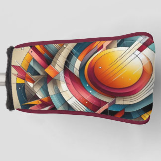 Golfkop Hoesje - Geometrisch ontwerp Golfheadcover