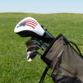** Golfkop Hoesje Patiotic Grunge USA Vlag Golfheadcover (Insitu)