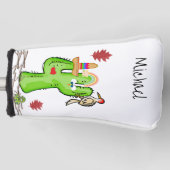 Golfkop Hoesje Vogelcactus Golfheadcover (Voorkant)