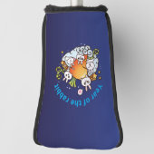 Golfkop van konijnenwortel golfheadcover (Draai 90)