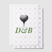 Golfkoppels Vellum Uitnodigingen (Offset (Uitnodiging))