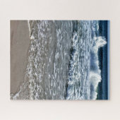 Golfkorren en strand legpuzzel (Horizontaal)