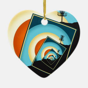 Golfkorven 1 draaien keramisch ornament