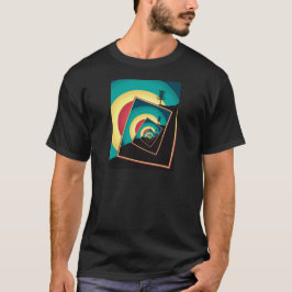 Golfkorven 2 draaien t-shirt