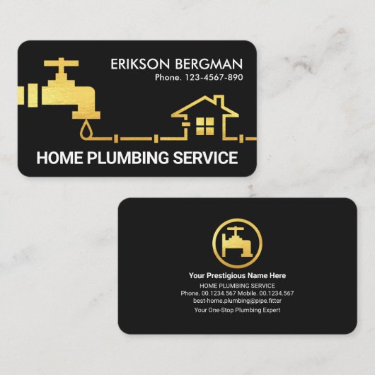 Golfkraan Visitekaartje (Voorkant / Achterkant)