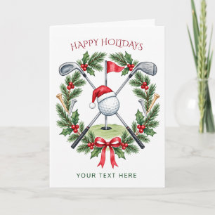 Golfkrans Boog Kerstmis Feestdagen Kaart