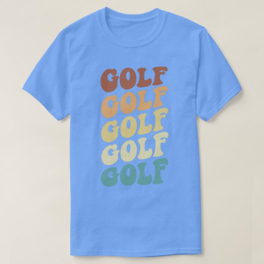 Golfkunst T-shirt (Design voorkant)