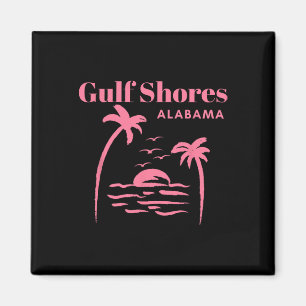 Golfkust Alabama Vakantie Meisjes Magneet