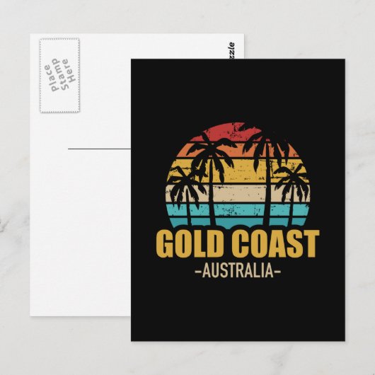 Golfkust Australië Briefkaart (Voorkant / Achterkant)