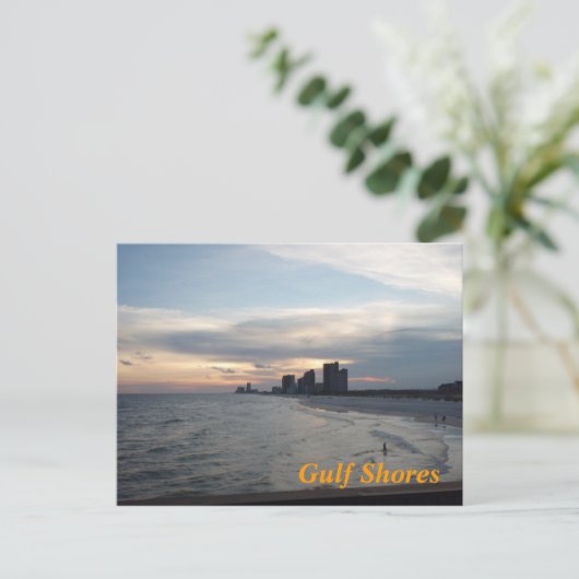 Golfkust briefkaart (Staand voorkant)