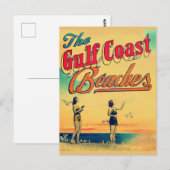  Golfkust Florida strandt op postkaart (Voorkant / Achterkant)