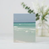 golfkust foto afbeelding strand briefkaart (Staand voorkant)