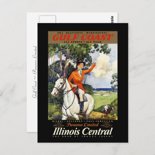 Golfkust ~ Panama Limited Briefkaart (Voorkant / Achterkant)