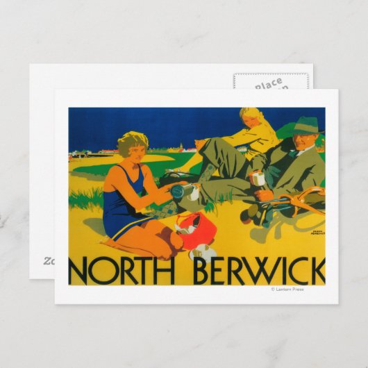 Golfkust — Promotie-Poster Briefkaart (Voorkant / Achterkant)