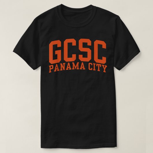 Golfkust Staatscollege (Panama City) OC0805 T-shirt (Design voorkant)