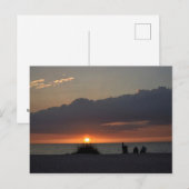 Golfkust - Sunset - Briefkaart van Florida (Voorkant / Achterkant)