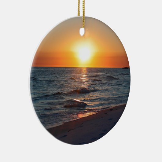 Golfkust van Florida Keramisch Ornament (Rechts)