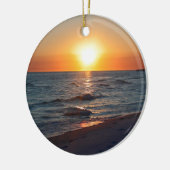 Golfkust van Florida Keramisch Ornament (Links)