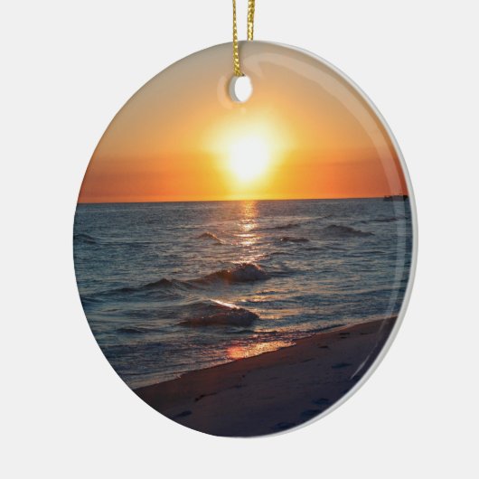 Golfkust van Florida Keramisch Ornament (Links)