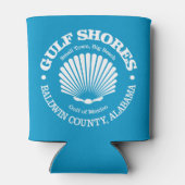 Golfkust (zeeschelp) blikjeskoeler (Achterkant)