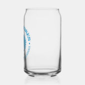 Golfkust (zeeschelp) blikvorm glas (Links)