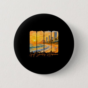 Golfkusten Alama Reizen Trip Ontmoet me in Golfkus Ronde Button 5,7 Cm